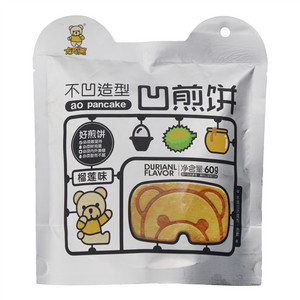 卡宾熊不凹造型榴莲味凹煎饼