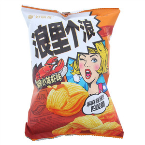 好丽友浪里个浪麻辣小龙虾味膨化食品