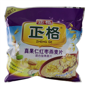 正格混合型真果仁红枣燕麦片