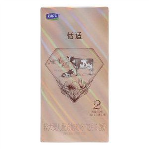 君乐宝恬适较大婴儿配方奶粉（6-12月龄，2段）