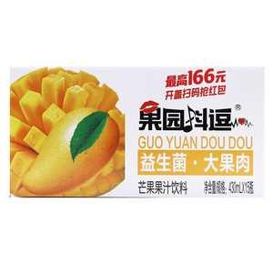 果园抖逗芒果果汁饮料
