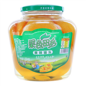 果色田乡黄桃罐头