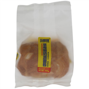 乐麦隆草莓酸奶派面包
