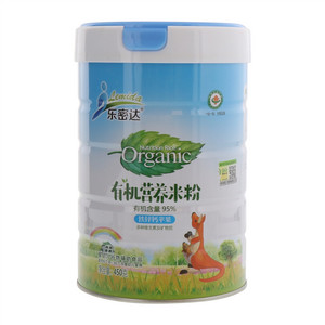 乐密达铁锌钙苹果有机营养米粉