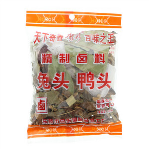 贺彩精制卤料兔头鸭头