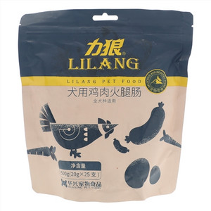 力狼犬用鸡肉火腿肠