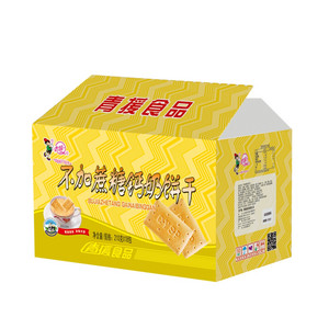 青援不加蔗糖钙奶饼干