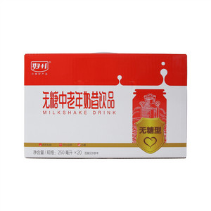 好+1无糖中老年奶昔饮品