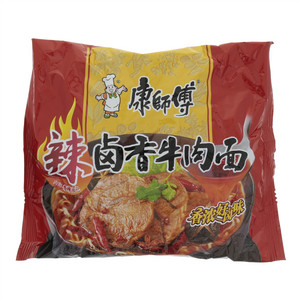康师傅辣卤香牛肉面袋面
