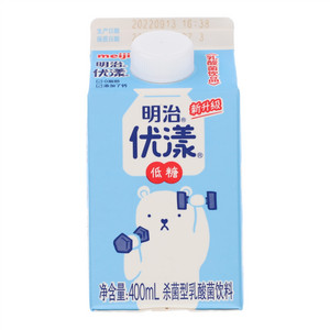 明治优漾杀菌型乳酸菌饮品 原味400mL