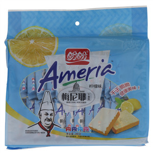 盼盼Ameria柠檬味梅尼耶干蛋糕