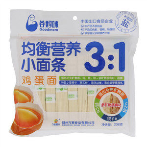  谷妈咪均衡营养小面条鸡蛋面