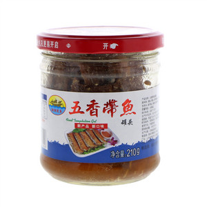 潮潮进鱼五香带鱼罐头