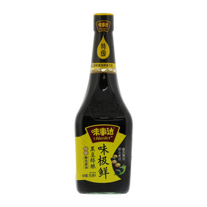 master味事达特级酿造味极鲜黑豆醇酿酱油