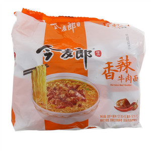 今麦郎香辣牛肉面方便面