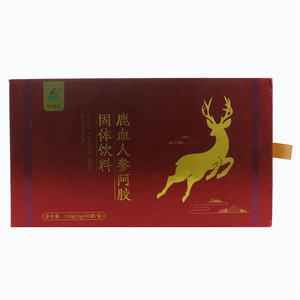 健鹿生鹿血人参阿胶固体饮料