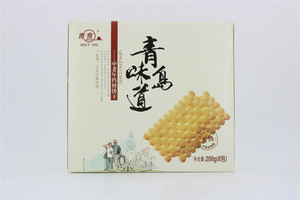 青食青岛味道中老年钙奶饼干200g