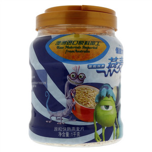 田趣怪兽大学原粒快熟燕麦片