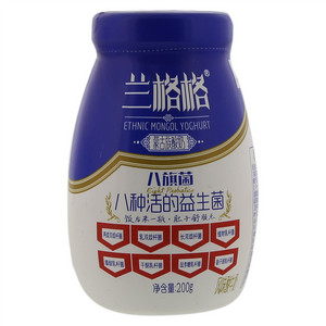 兰格格蒙古族八旗菌风味酸牛奶