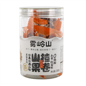雾岭山陈皮味山楂果卷