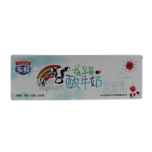 东方多鲜庄园多鲜益生菌原味酸牛奶Plain Yoghurt 复原乳1箱×12盒×200克
