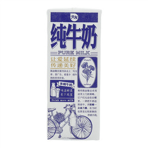 天友纯牛奶  灭菌乳