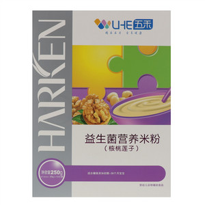 五禾核桃莲子益生菌营养米粉