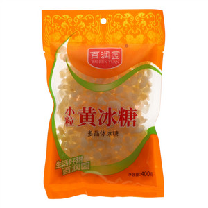 百润园小粒黄冰糖(多晶体冰糖)
