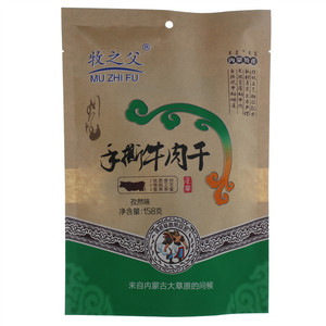 牧之父孜然味手撕牛肉干