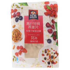 桂格高纤轻食燕麦片车厘子树莓坚果416克