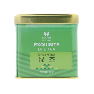 几何花草绿茶40克
