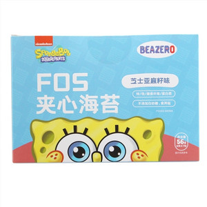 beazero海绵宝宝夹心海苔（芝士亚麻籽味）