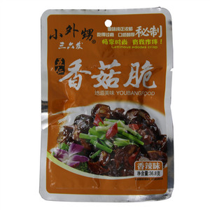 小外甥 香辣味 五仁香菇脆  