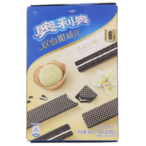 奥利奥香草口味双心脆威化