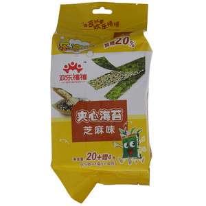 欢乐禧禧乐享装夹心海苔芝麻味