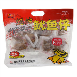 企鹅大厨烧烤鱿鱼仔500g
