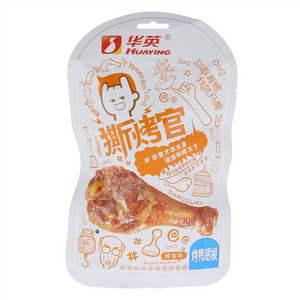 华英撕烤官蜂蜜味烤鸭翅根 