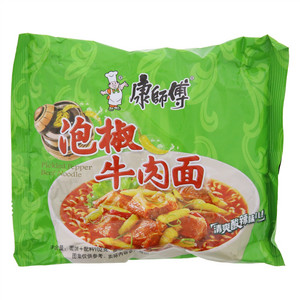 康师傅泡椒牛肉面