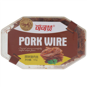可可赞原味猪肉丝