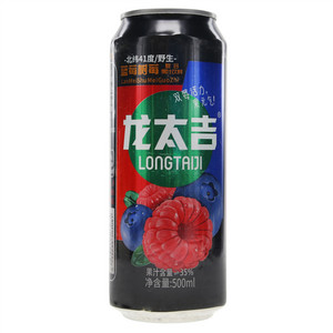 龙太吉LONGTAIJI蓝莓树莓复合果汁饮料