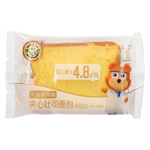 徐福记熊博士乳酸菌味夹心吐司调理面包