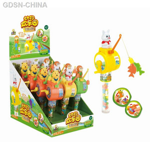 钓鱼动物玩具糖