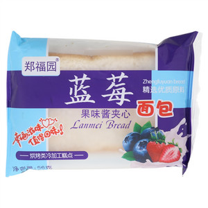 郑福园蓝莓果味酱夹心面包