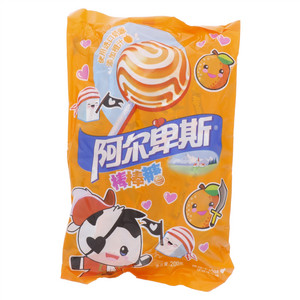 阿尔卑斯香橙牛奶味棒棒糖