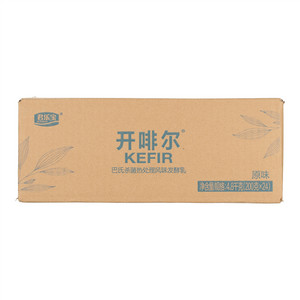 君乐宝开啡尔原味巴氏杀菌热处理风味发酵乳