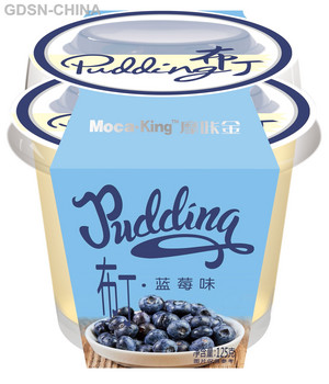 MOCAKING摩咔金蓝莓味牛奶布丁