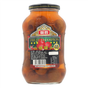 果状元奥胜山楂罐头