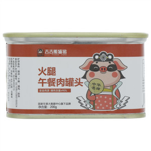吉吉熊猫猪火腿午餐肉罐头