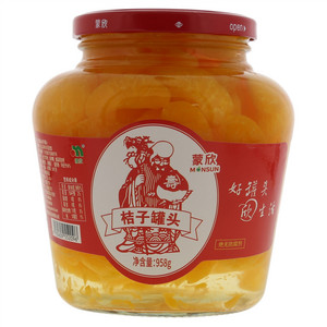 蒙欣958g冰糖桔子罐头