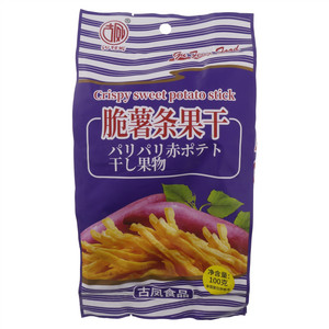 古凤 gu FENG脆薯条果干